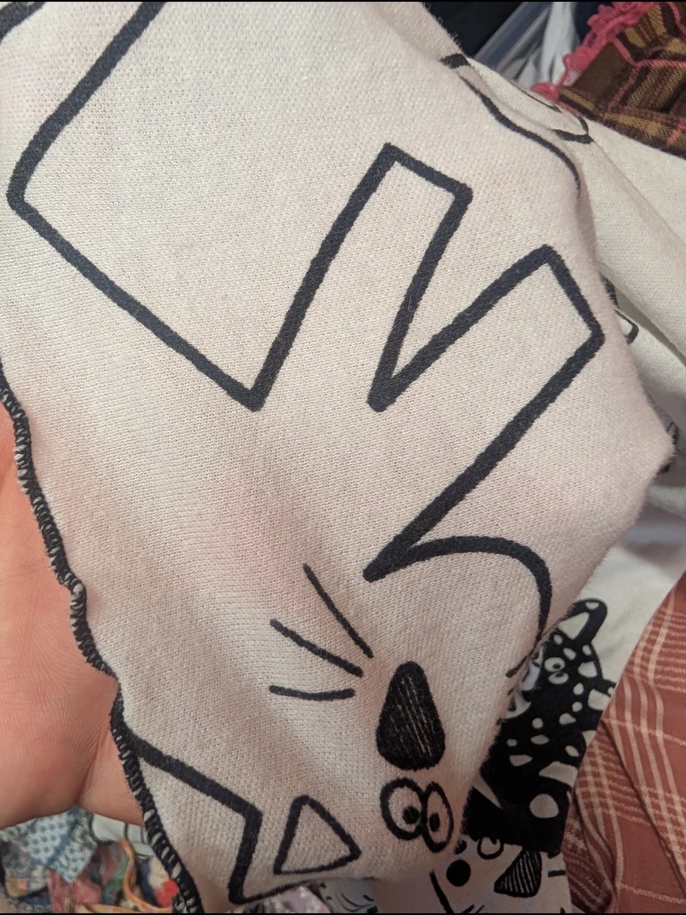 $‎ 💥3/$24 Vintage Zoodles Girls' Black & White Cat Print Casual Dress